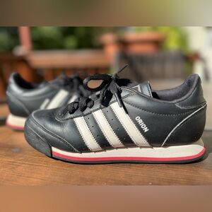 Adidas Orion Kids Black and White Sneakers